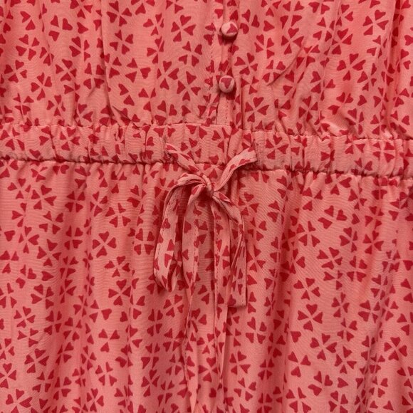 VINEYARD VINES Tie Waist Silk Blend Dress Lined Cotton Sz Large Tiered NWT $178 - Picture 8 of 9